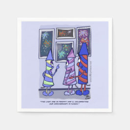 Laten we Celebrate Napkins vieren Servet