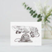 Laten we Chat! Briefkaart (Staand voorkant)