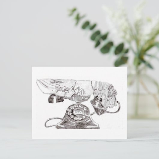 Laten we Chat! Briefkaart (Staand voorkant)