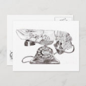 Laten we Chat! Briefkaart (Voorkant / Achterkant)