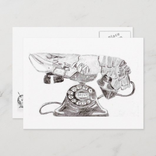 Laten we Chat! Briefkaart (Voorkant / Achterkant)