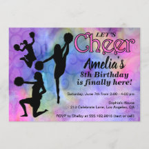 Laten we Cheer. - Cheerleader Girls Birthday Party