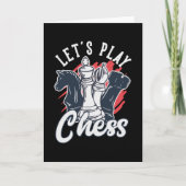 Laten we Chess spelen Kaart (Voorkant)