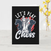 Laten we Chess spelen Kaart (Gele Bloem)