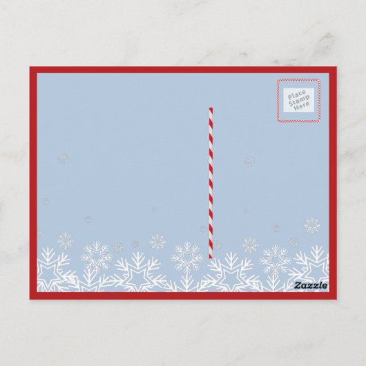 Laten we Chill Sexy Snowman Holiday Briefkaart (Achterkant)