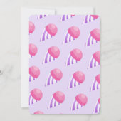 Laten we chillen sneeuw kegel Kinder roze & Paarse Kaart (Achterkant)