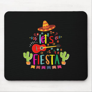 Laten we Cinco De Mayo Gitaar Feest Vieren Funny M Muismat
