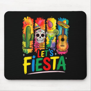 Laten we cinco de mayo Mexicaanse margarita schede Muismat