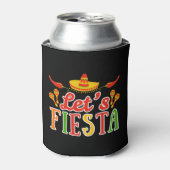 Laten we Cinco de Mayo vieren Blikjeskoeler (Blikje Voorkant)