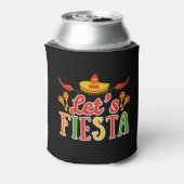 Laten we Cinco de Mayo vieren Blikjeskoeler (Blikje Achterkant)