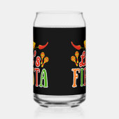 Laten we Cinco de Mayo vieren Blikvorm Glas (Rechts)