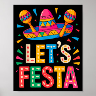 Laten we cinco de mayo vieren poster