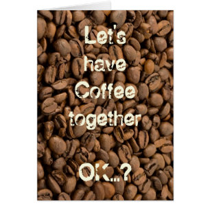 Laten we Coffee samen hebben