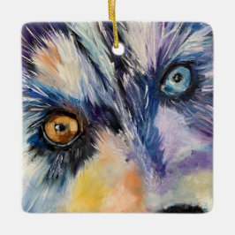 Laten we Colour_Alaskan Ceramic Ornament uitvoeren