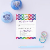 Laten we contact houden Color Street Flyer (Enkel)