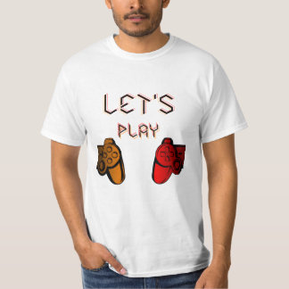 Laten we controllers spelen t-shirt