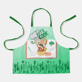 Laten we Cook Kinderen nemen Schort