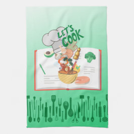 Laten we Cook Kinderen nemen Theedoek