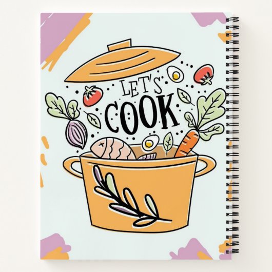 Laten we Cook Notitieboek (Achterkant)