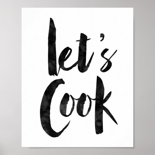 Laten we Cook Poster (Voorkant)