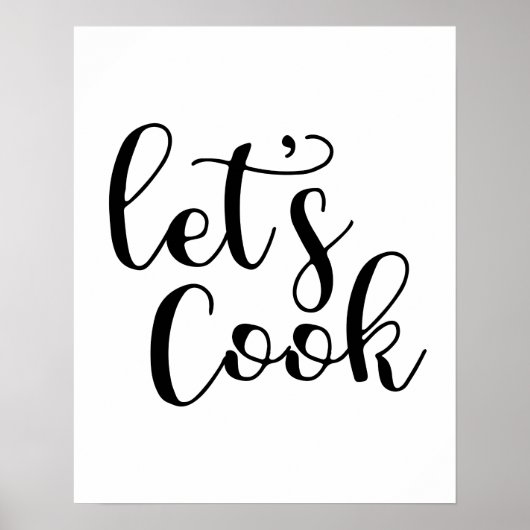 Laten we Cook Poster nemen (Voorkant)
