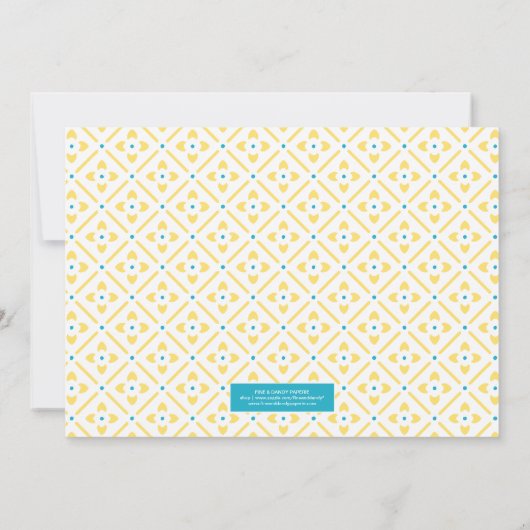 LATEN WE COOKING KRIJGEN | INVITATIES VAN PARTIJEN KAART (Achterkant)