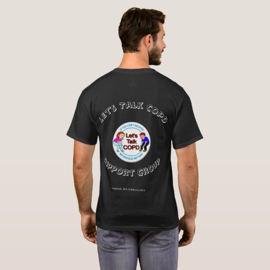 Laten we COPD Support Group bespreken T-shirt (Achterkant volledig)