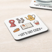 Laten we Cozy pakken Bier Onderzetter (Linkerzijde)