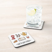 Laten we Cozy pakken Bier Onderzetter (Rechterzijde)