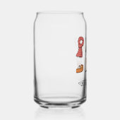 Laten we Cozy pakken Blikvorm Glas (Rechts)