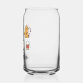 Laten we Cozy pakken Blikvorm Glas (Links)