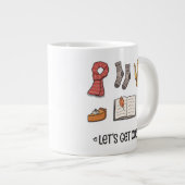 Laten we Cozy pakken Grote Koffiekop (Voorkant rechts)