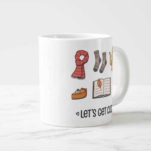 Laten we Cozy pakken Grote Koffiekop (Voorkant rechts)