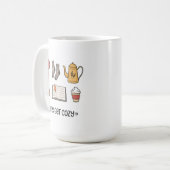 Laten we Cozy pakken Koffiemok (Voorkant links)