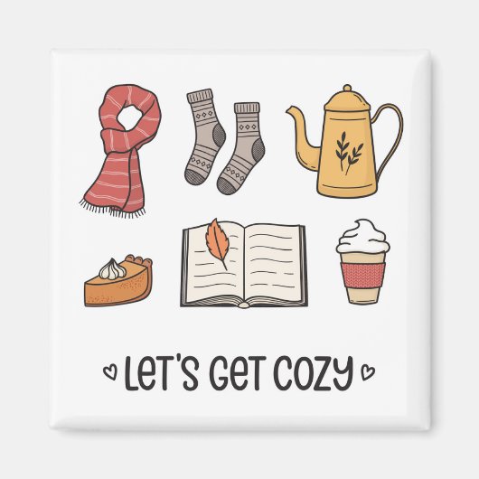 Laten we Cozy pakken Magneet (Voorkant)