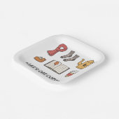 Laten we Cozy pakken Papieren Bordje (Gebogen)