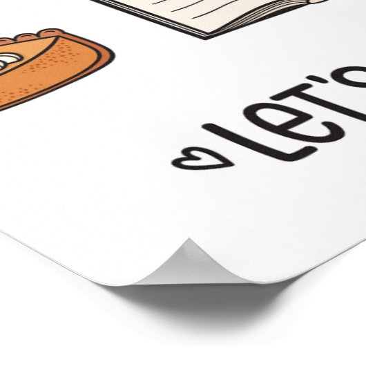 Laten we Cozy pakken Poster (Hoek)