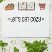 Laten we Cozy pakken Theedoek (Gevouwen)