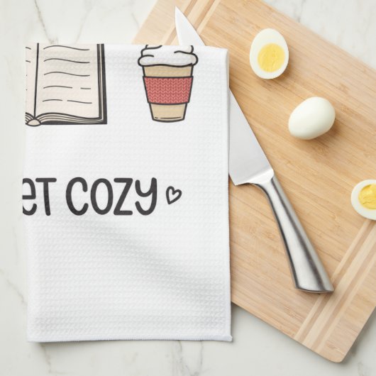 Laten we Cozy pakken Theedoek (Quarter Fold)