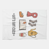 Laten we Cozy pakken Theedoek (Horizontaal)