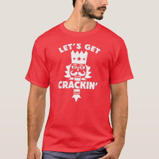 Laten we Crackin //Funny kerstkraker pakken T-shirt