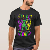 Laten we Crawfish Crayfish Lobster Mardi Gra halen T-shirt (Voorkant)
