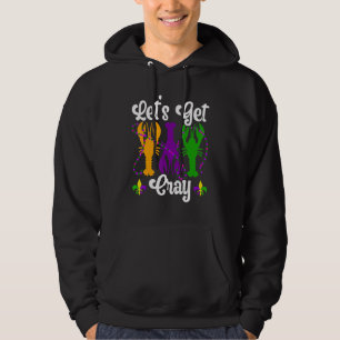 Laten we Cray Rivierkreeft Rivierkreeft Kreeft Mar Hoodie