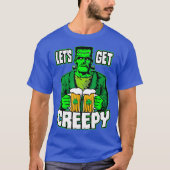 Laten we Creepy St Patricks Day Frankenstein halen T-shirt (Voorkant)