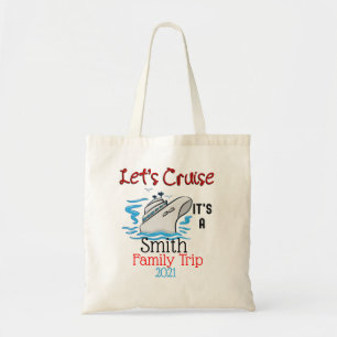 Laten we cruise Cruising Vacation Group Matching Tote Bag