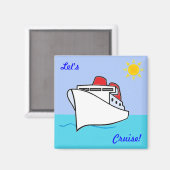 Laten we cruise plezier cruisen magneet (Voorkant / Achterkant)