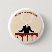 Laten we cryptisch zijn: Wendigo Ronde Button 5,7 Cm (Voorkant)