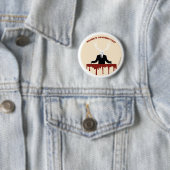 Laten we cryptisch zijn: Wendigo Ronde Button 5,7 Cm (In situ)