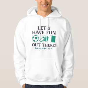 Laten we daar klaar zijn hoodie