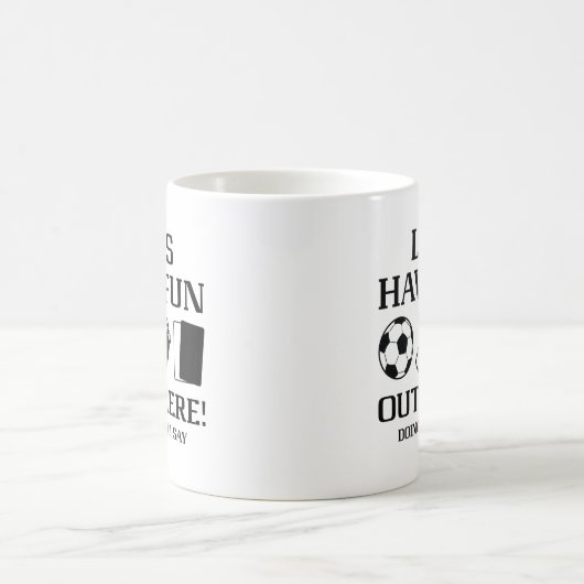 Laten we daar klaar zijn koffiemok (Center)